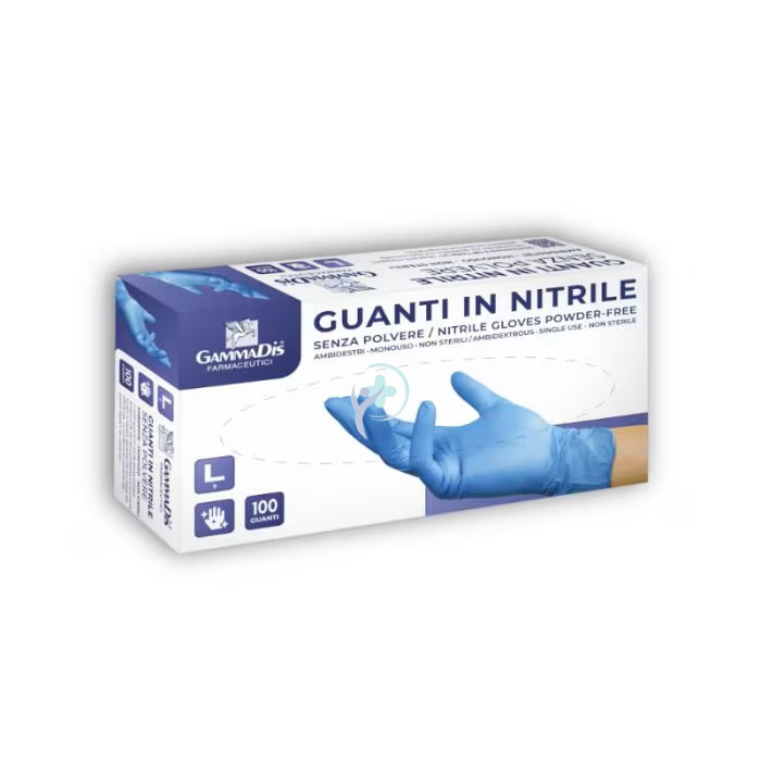 Guanti Nitrile S/polv L 100pz