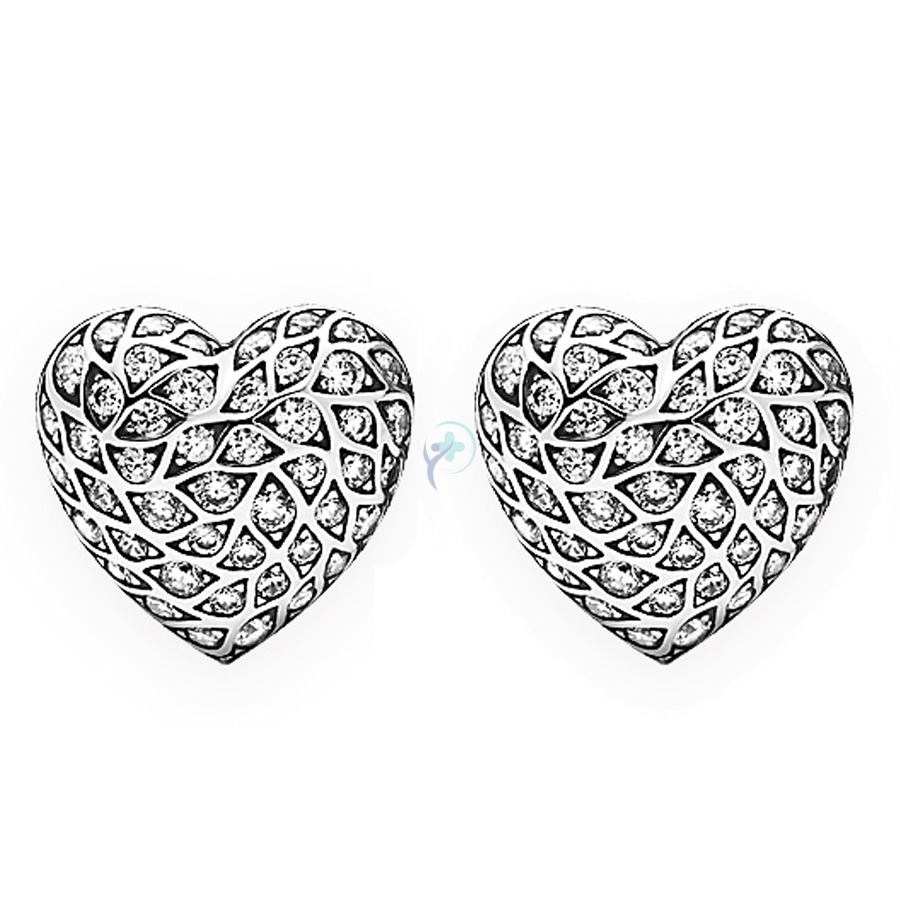 Bjt216 Orecchini Love Me Cr Ss