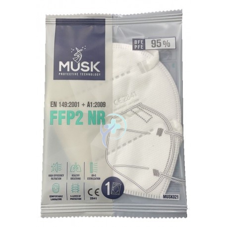 Musk Mascherina Ffp2 White10pz