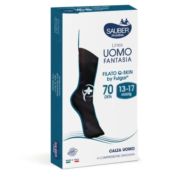 Sauber U Qsk calza uomo fantasia